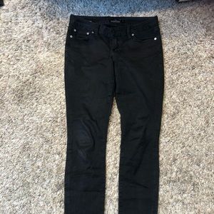 Black Lolita Skinny Jeans straight leg
